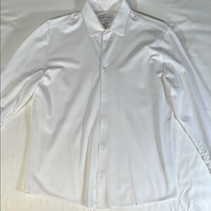 Calvin Klein White Dress Shirt Timeless Professional Style